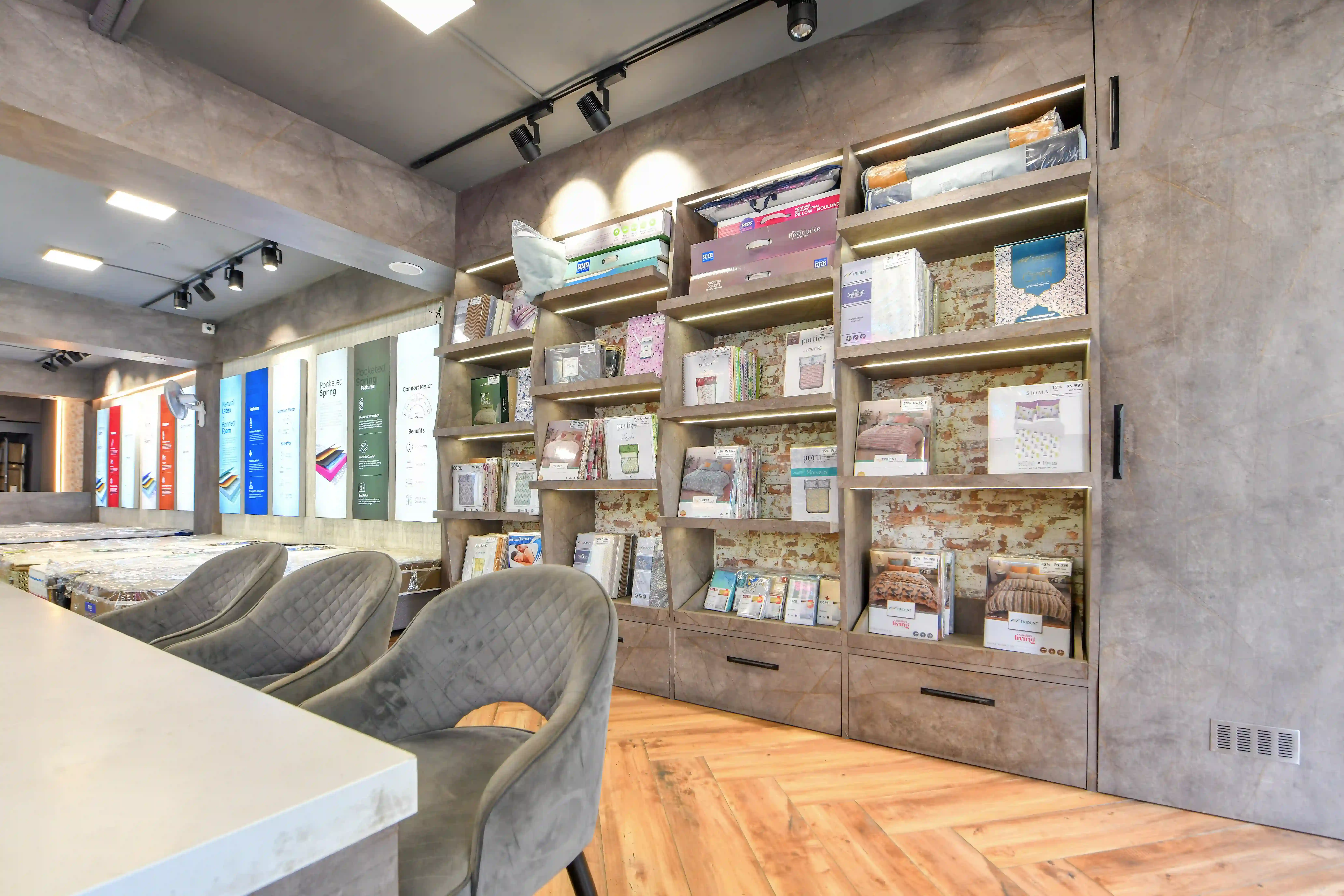 Universal Mattress commercial Interior Project